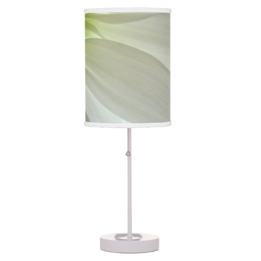 White Daisy Petals  Table Lamp (Front)