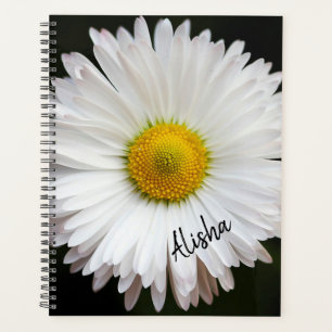 White Daisy Planner