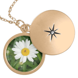 White Daisy Silver Necklace