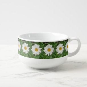 White Daisy Soup Mug