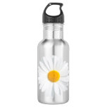 white daisy stainless steel water bottle