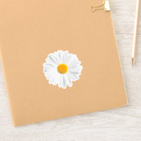 White Daisy Sticker