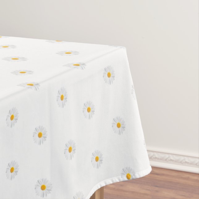 white daisy tablecloth (In Situ)