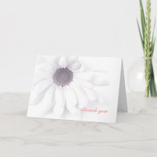 White daisy, Thank you card