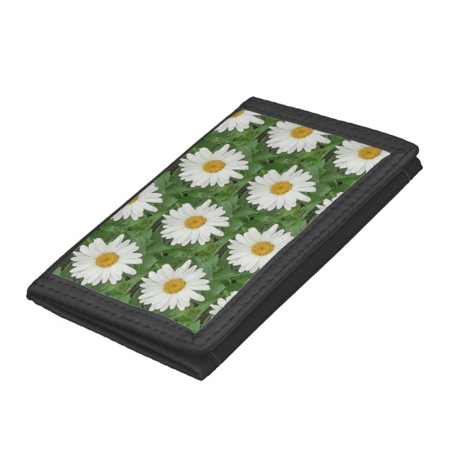 White Daisy  Tri-fold Wallet (Bottom)