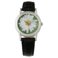 White Daisy Watch