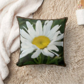 White daisy wedding personalized  with name throw pillow (Blanket)