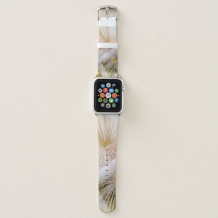 White dandelion flowers apple watch band