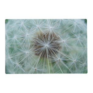 White Dandelion Pattern Placemat
