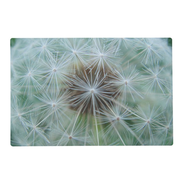 White Dandelion Pattern Placemat (Front)