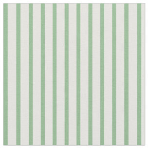 White & Dark Sea Green Striped/Lined Pattern Fabric