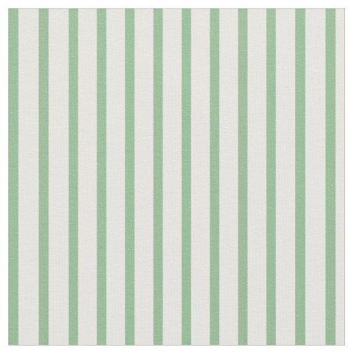 White & Dark Sea Green Striped/Lined Pattern Fabric