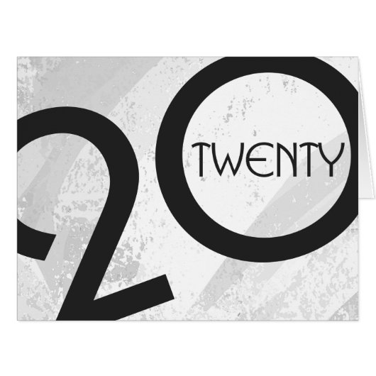 White Decade Birthdday (Front Horizontal)