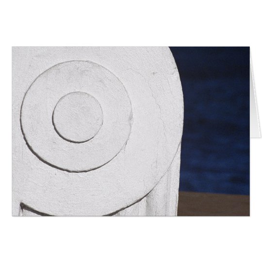 White Deco Card