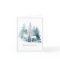 White Deer and Pine Trees Christmas