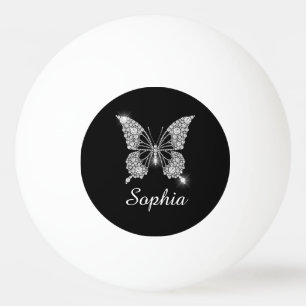 White Diamond Butterfly, Script Name, Black Ping Pong Ball