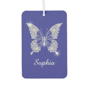 White Diamond Butterfly, Script Name, Deep Blue Air Freshener
