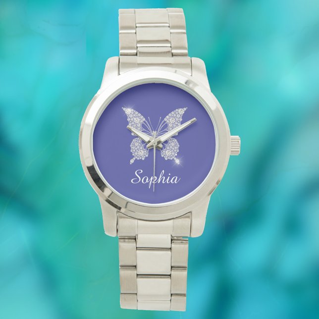 White Diamond Butterfly, Script Name, Deep Blue Watch (Creator Uploaded)