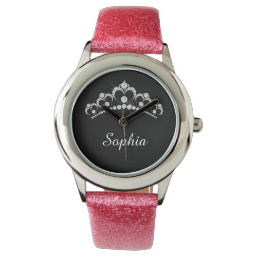 White Diamond Crown, DIY Script Name, Black Watch