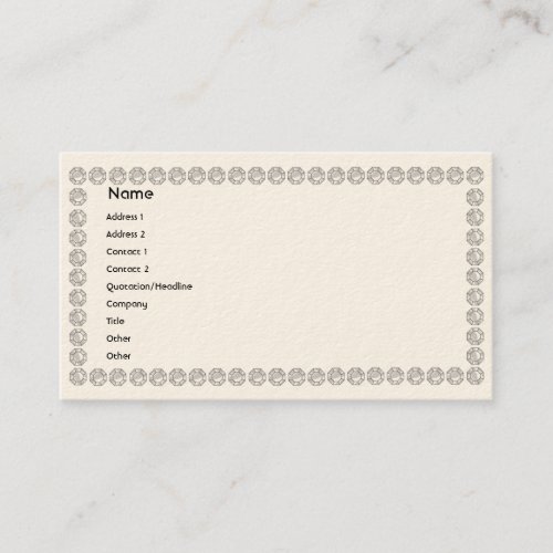 White Diamonds - Business Business Card Template