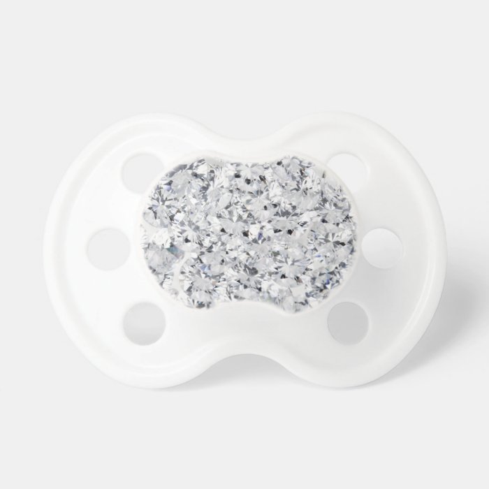 White Diamonds pacifier