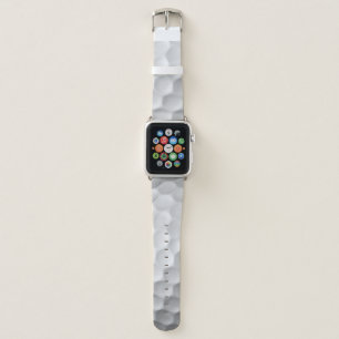 White Dimpled Golf Ball Texture Apple Watch Band