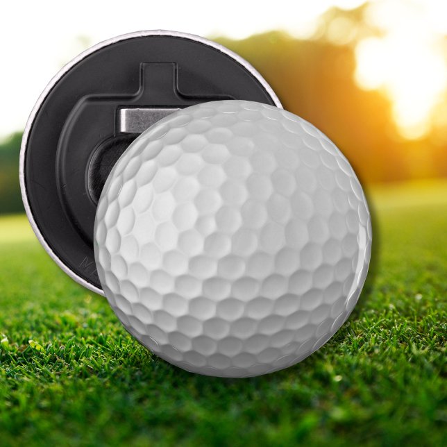 White Dimpled Golf Ball Texture Bottle Opener (Creator Uploaded)