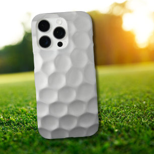 White Dimpled Golf Ball Texture iPhone 16 Pro Max Case