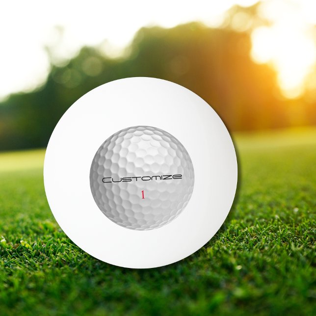 White Dimpled Golf Ball Texture Custom Name Number (Creator Uploaded)