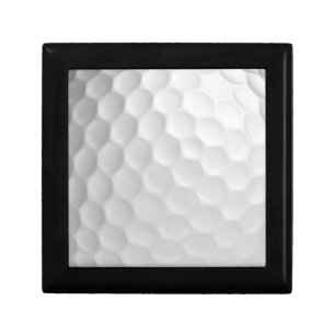 White Dimpled Golf Ball Texture Gift Box