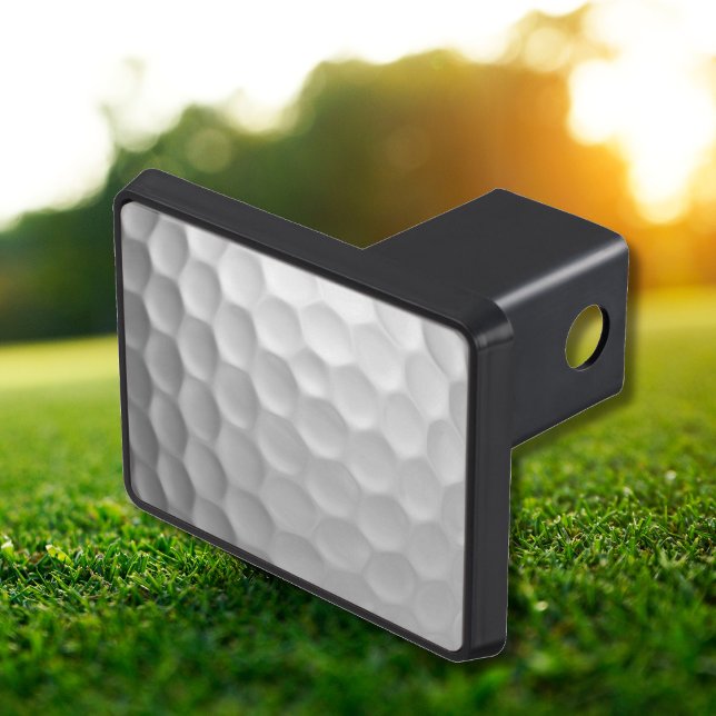 White Dimpled Golf Ball Texture Hitch Cover (Creator Uploaded)