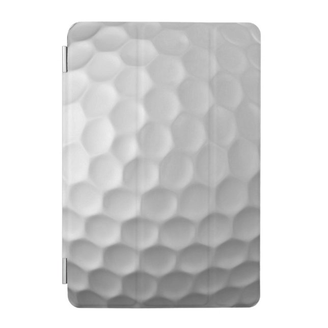 White Dimpled Golf Ball Texture iPad Mini Cover (Front)