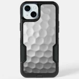 White Dimpled Golf Ball Texture iPhone 15 Plus Case
