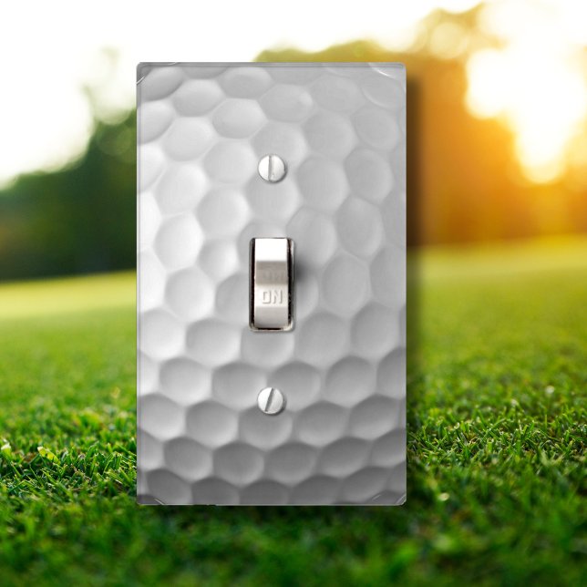 White Dimpled Golf Ball Texture Light Switch Cover (Creator Uploaded)