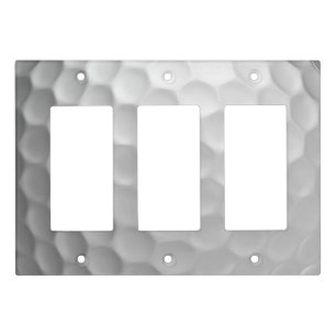White Dimpled Golf Ball Texture Light Switch Cover