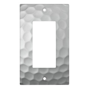 White Dimpled Golf Ball Texture Light Switch Cover