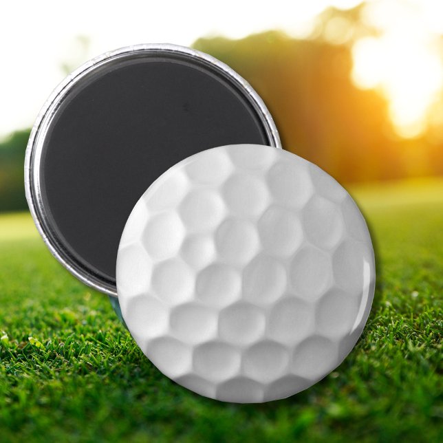 White Dimpled Golf Ball Texture Magnet (Creator Uploaded)