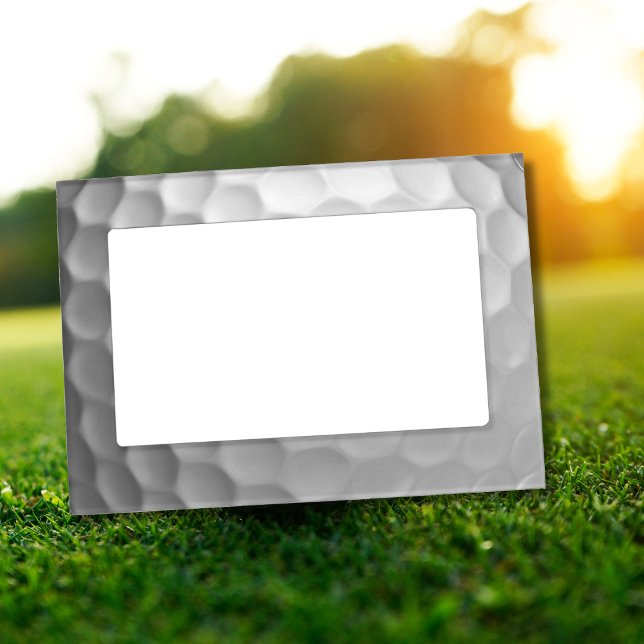 White Dimpled Golf Ball Texture Magnetic Frame (Creator Uploaded)