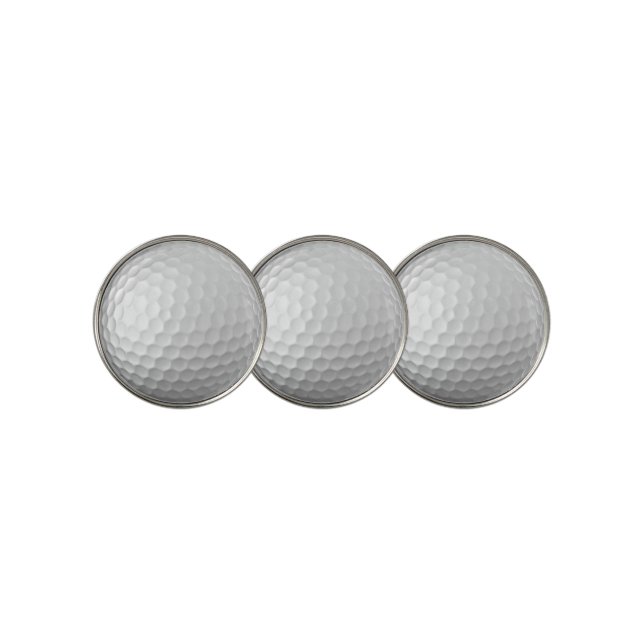 White Dimpled Golf Ball Texture Marker (3 Up)