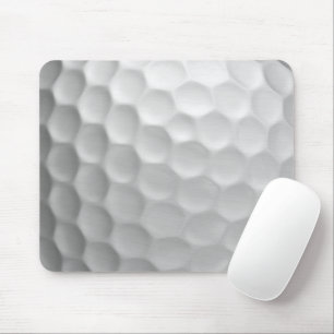 White Dimpled Golf Ball Texture Mouse Pad