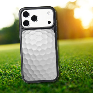 White Dimpled Golf Ball Texture iPhone 17 Pro Max Case