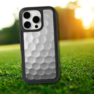 White Dimpled Golf Ball Texture iPhone 16 Pro Case