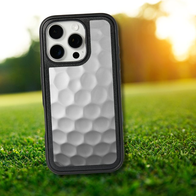White Dimpled Golf Ball Texture Otterbox iPhone Case (Creator Uploaded)