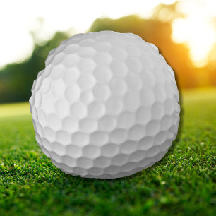 White Dimpled Golf Ball Texture Round Pillow