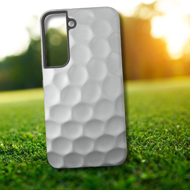 White Dimpled Golf Ball Texture Samsung Galaxy Case (Creator Uploaded)