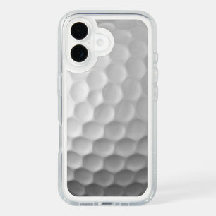 White Dimpled Golf Ball Texture iPhone 16 Case