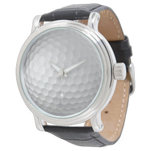 White Dimpled Golf Ball Texture Watch