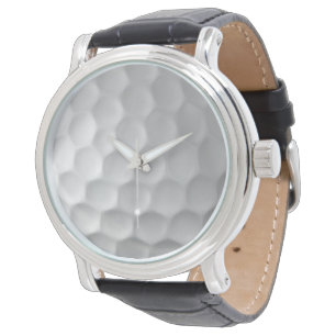 White Dimpled Golf Ball Texture Watch