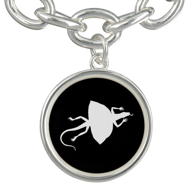 White Dinosaur Charm Bracelet (Design)