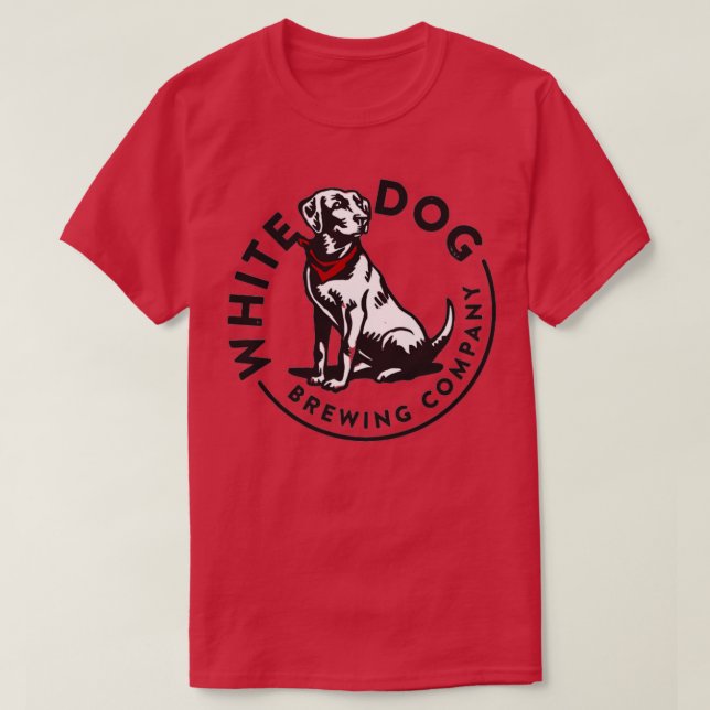 White Dog Brewing Co T T-Shirt (Design Front)